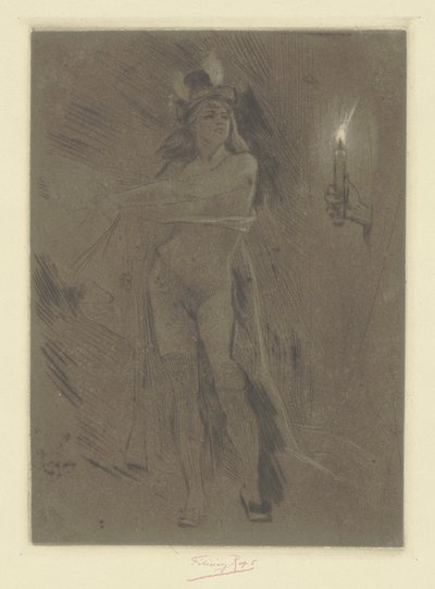 En kvinnes hevn av Félicien Rops