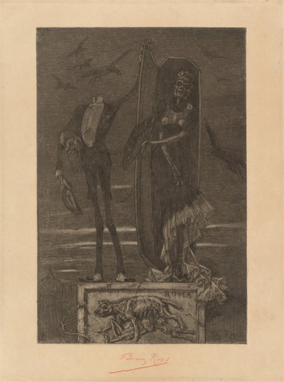 The Supreme Vice: Frontispice av Félicien Rops