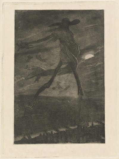 Satan som sår ugress av Félicien Rops