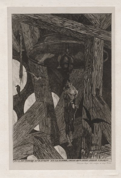 The Legend and Adventures of Ulenspiegel and Lamme Goedzak: The Hanged Man..., 1867. av Félicien Rops