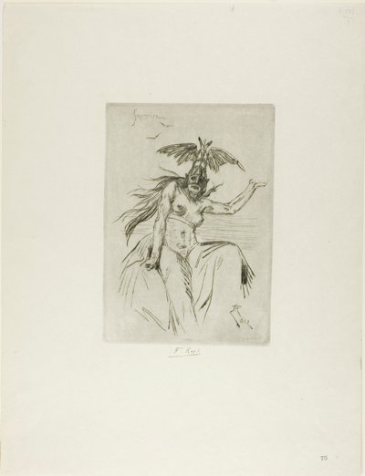 kriger av Félicien Rops