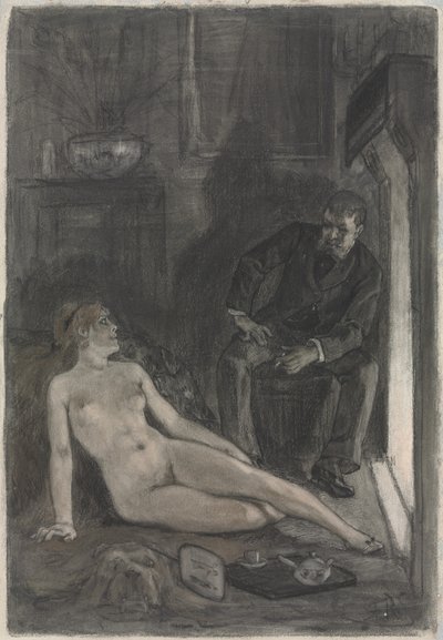 Vinterkveld av Félicien Rops