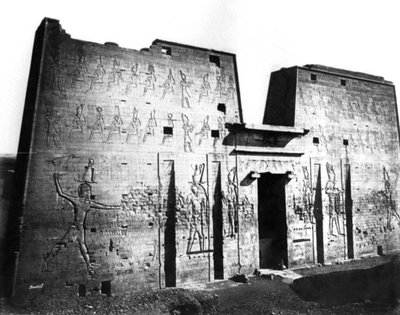 Edfu, Nubia, Egypt, 1878 av Félix Bonfils