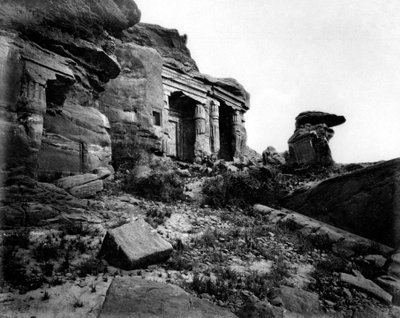 Gebel Silsileh, Egypt, 1878 av Félix Bonfils