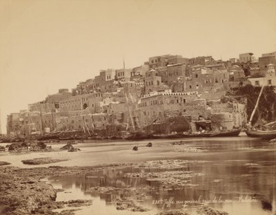 Jaffa, generelt utsikt fra havet - Palestina av Félix Bonfils