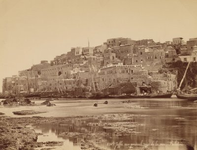 Jaffa, generell utsikt tatt fra havet - Palestina av Félix Bonfils