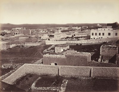 Utsikt over byen Haifa, Isreal av Félix Bonfils