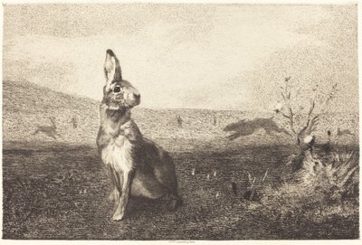 Haren av Félix Bracquemond after Albert de Balleroy