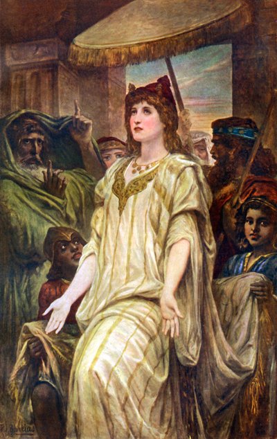 Esther ber for sitt folk, 1926. av Félix Joseph Barrias