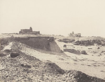 Aswan, Ruins of the Ancient Arab Enclosure, South-East of the City, 1851-52, trykt 1853-54. av Félix Teynard