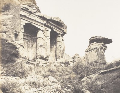 Djebel Selséléh Silsilis, Steles Architecturales Carved In The C..., 1851-52, trykt 1853-54. av Félix Teynard