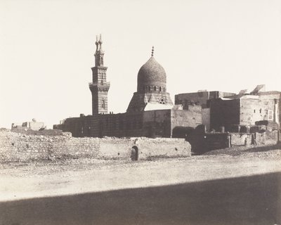 Le Kaire, Nâcéryeh-moskeen, 1851-52, trykt 1853-54. av Félix Teynard