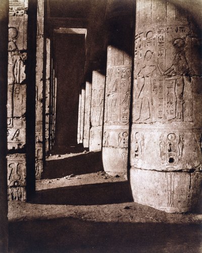 Medinet-Abou av Félix Teynard