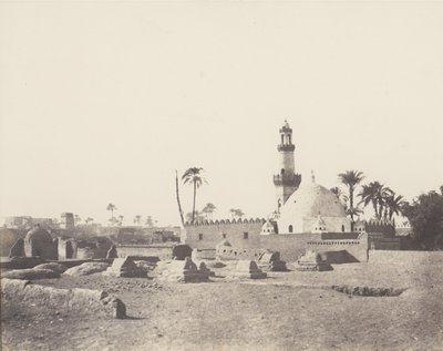 Souâdj, Muslim Cemetery and Tomb of Mouràd-Bey, 1851-52, trykt 1853-54. av Félix Teynard