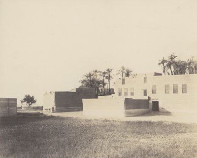 Syout, Arab Dwellings on the Edge of the Nile, 1851-52, trykt 1853-54. av Félix Teynard