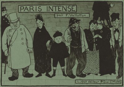 Albumomslag for "Paris Intense" av Félix Vallotton