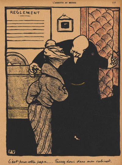 Crimes and Punishments XIX, 776: Det handler om faren din av Félix Vallotton