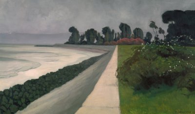 Havet ved Honfleur av Félix Vallotton