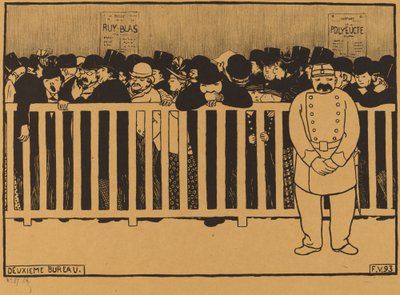 Second Office Box Office, 1893. av Félix Vallotton