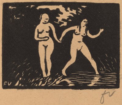 Inn i vannet av Félix Vallotton