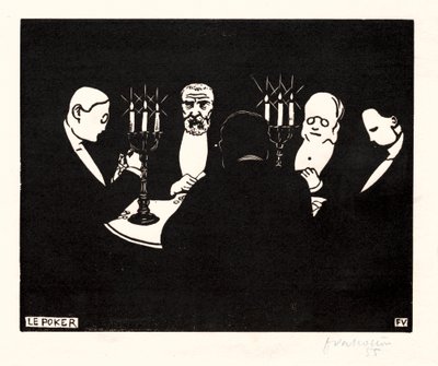 Poker av Félix Vallotton