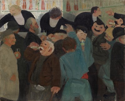 Bistroen av Félix Vallotton
