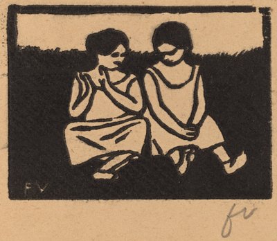 Two Girls in Chemises Two girls in Chemises, 1893. av Félix Vallotton
