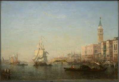 Canal Grande, Venezia av Félix Ziem