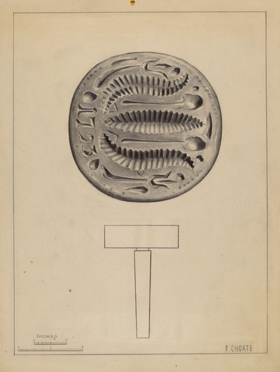 Smørform av Florence Choate