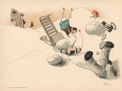 Illustrasjon for The Golliwoggs Polar Adventures av Florence K. Upton