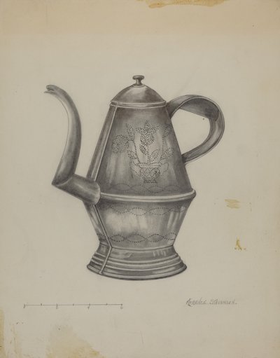 Pa Tysk kaffekanne av Florence Stevenson