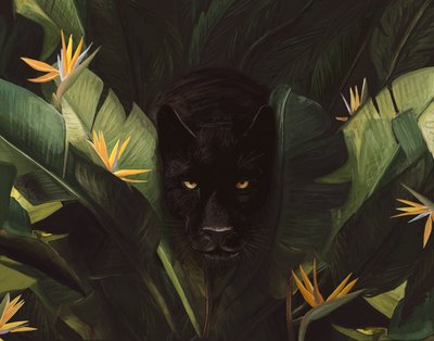 Hei Panther, 2020 (digital) av Florent Bodart