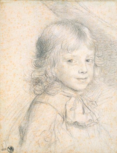 Portrett av Filip av Savoy som barn, 1660-1670-tallet. av Florent de La Mare Richart