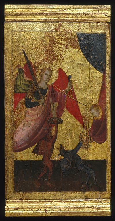 Saint Lawrence går i forbønn for sjelen til keiser Henry II av Florentine Lorenzo di Niccolò