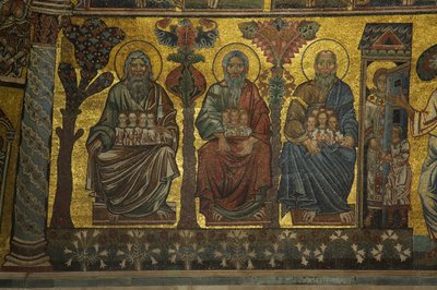 Tre dåpshellige (mosaikk) av Florentine School
