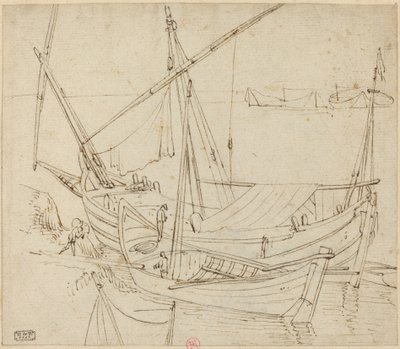 Båter av Follower of Agostino Tassi