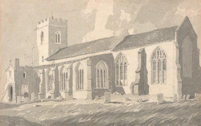 South Side of Catfield Church, Norfolk av Follower of John Sell Cotman
