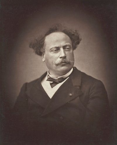 Alexandre Dumas , fils fransk romanforfatter og dramatiker, 1824-1895, 187576. av Fontaine
