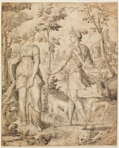 Esau møter Rebekka tomhendt etter jakten av Fontainebleau School