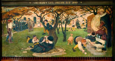 Chethams livsdrøm 1640 e.Kr av Ford Madox Brown