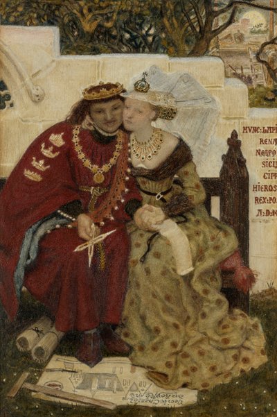 Kong Renes bryllupsreise av Ford Madox Brown