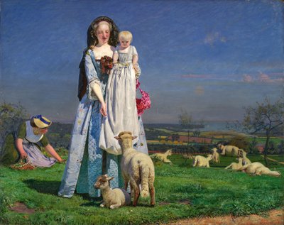 Fine brekende lam av Ford Madox Brown