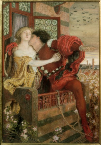 Romeo og Julie av Ford Madox Brown