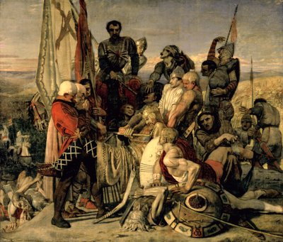 Harolds legeme førte Vilhelm Erobreren av Ford Madox Brown