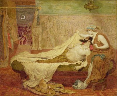 Drømmen om Sardanapalus av Ford Madox Brown