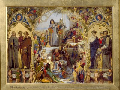 The Seeds and Fruits of English Poetry, 1845-1853 av Ford Madox Brown