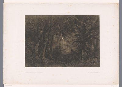 Ranere venter i bakhold på en vogn i skogen Narrative forestillinger (serietittel) Episoder (serietittel på objekt) av Fortuné Ferogio