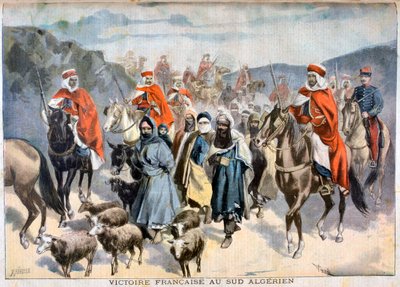 Fransk seier i det sørlige Algerie, 1897 av Fortuné Méaulle