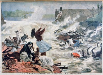 Katastrofen ved Bouzey, 1895 av Fortuné Méaulle