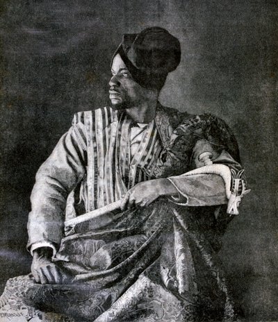Dahomeys sjefsutsending for kong Behanzin i Paris, 1893 av Fortuné Méaulle